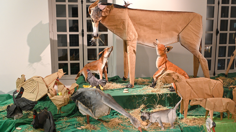 Vernissage de l'exposition Origami au Pavillon Vendôme